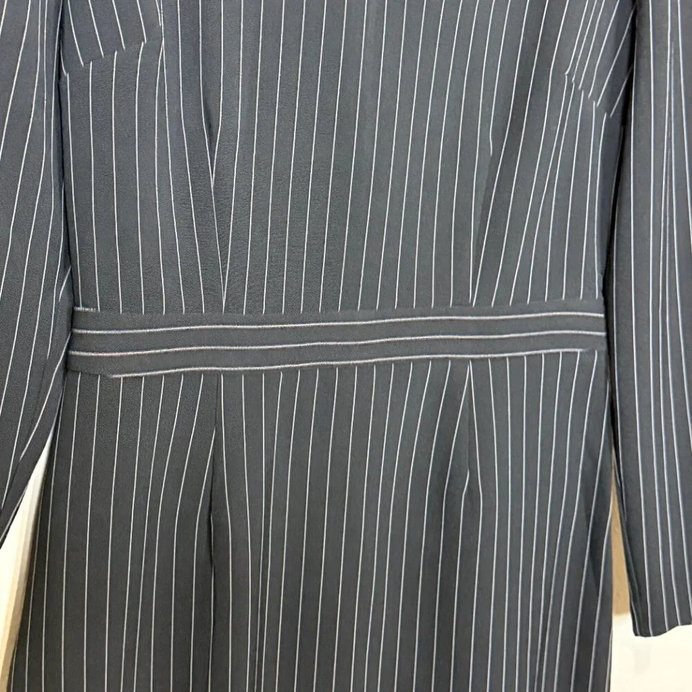 Ali & Jay dress Black Striped Long Sleeve Midi Dress Midi  LIKE NEW, S Women - Picture 4 of 7